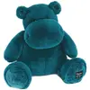 Image de Peluche hippo hip chic bleu 40 cm