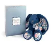 Image de Peluche lapin bleu 25 cm