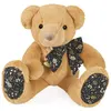 Image de Peluche ours marron clair 25 cm