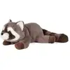 Image de Peluche raton laveur marron lesté 32 cm