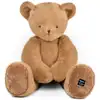 Image de Ours en peluche praline cacahuète 80 cm