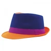 Image de Chapeau trilby neon bleu