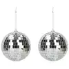 Image de Boules disco argent 10 cm