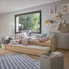 Image de Lit banquette gigogne bois