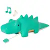 Image de Les animaux musicaux - achille le crocodile peluche