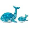 Image de Veilleuse tranquil whale family bleue