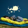 Image de Stickers phosphorescent montgolfière baleine