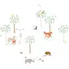 Image de Stickers balade en forêt (70 x 70 cm)