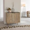 Image de Buffet en bois de manguier et marbre