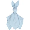 Image de Doudou lapin gaze de coton jeanne bleu