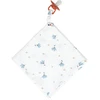 Image de Doudou-lange attache tétine gaze bleuet