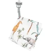 Image de Doudou lange attache tétine coton safari