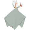 Image de Doudou lapin attache tétine safari vert