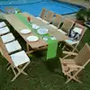 Image de Salon de jardin en teck thira 12 places