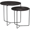 Image de Julia-set de 2 tables basses en bois noir