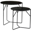 Image de Julia-set de 2 tables basses marbre noir
