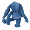Image de Peluche méléo lapin bleu intense -