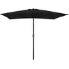 Image de Parasol droit hapuna rectangulaire 2x3m noir