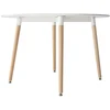 Image de Table ronde 120cm blanche martha