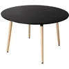Image de Table ronde 120cm noire martha