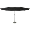 Image de Parasol double 2,7x4,6m linai noir