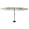 Image de Parasol double 2,7x4,6m linai beige