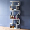 Image de Bibliothèque 6 étagères blanche virginia