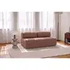 Image de Canapé droit modulable et convertible 3 places - tissu tweed