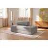 Image de Canapé droit modulable et convertible 2 places - tissu tweed