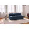 Image de Canapé droit modulable et convertible 3 places - velours côtelé xl
