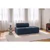 Image de Canapé droit modulable et convertible 2 places - velours côtelé xl