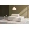 Image de Canapé droit modulable et convertible 2 places - velours côtelé xl