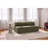 Image de Canapé droit modulable et convertible 3 places - velours côtelé xl