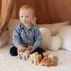 Image de Train en bois multicolore
