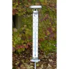 Image de Thermomètre géant de jardin led solaire