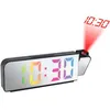 Image de Réveil-projecteur miroir multicolore
