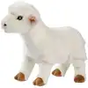 Image de Agneau blanc peluche 28cm