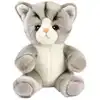 Image de Peluche chat gris et blanc tetabizous - 17 cmh