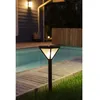 Image de Lanterne solaire inox - effet pluie