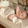 Image de Lot de 3 langes en coton bébé beige 70x7