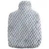 Image de Bouillotte micro-ondes gris paillette