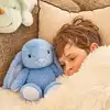Image de Peluche bouillotte lapin bleu