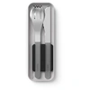 Image de Set de couverts inox avec boîtier noir