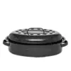 Image de Cocotte ovale en acier émaillé, roaster - 4l - graniteware