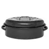 Image de Cocotte ovale en acier émaillé, roaster - 8l - graniteware