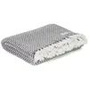 Image de Plaid cachemire et laine gris foncé