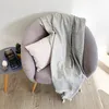 Image de Plaid cachemire et laine diamant gris