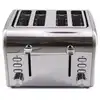 Image de Grille-pain 4 fentes 1600w gris