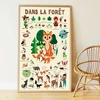 Image de Poster géant 60 stickers forêt