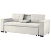 Image de Noho canapé convertible 3 places en tissu beige